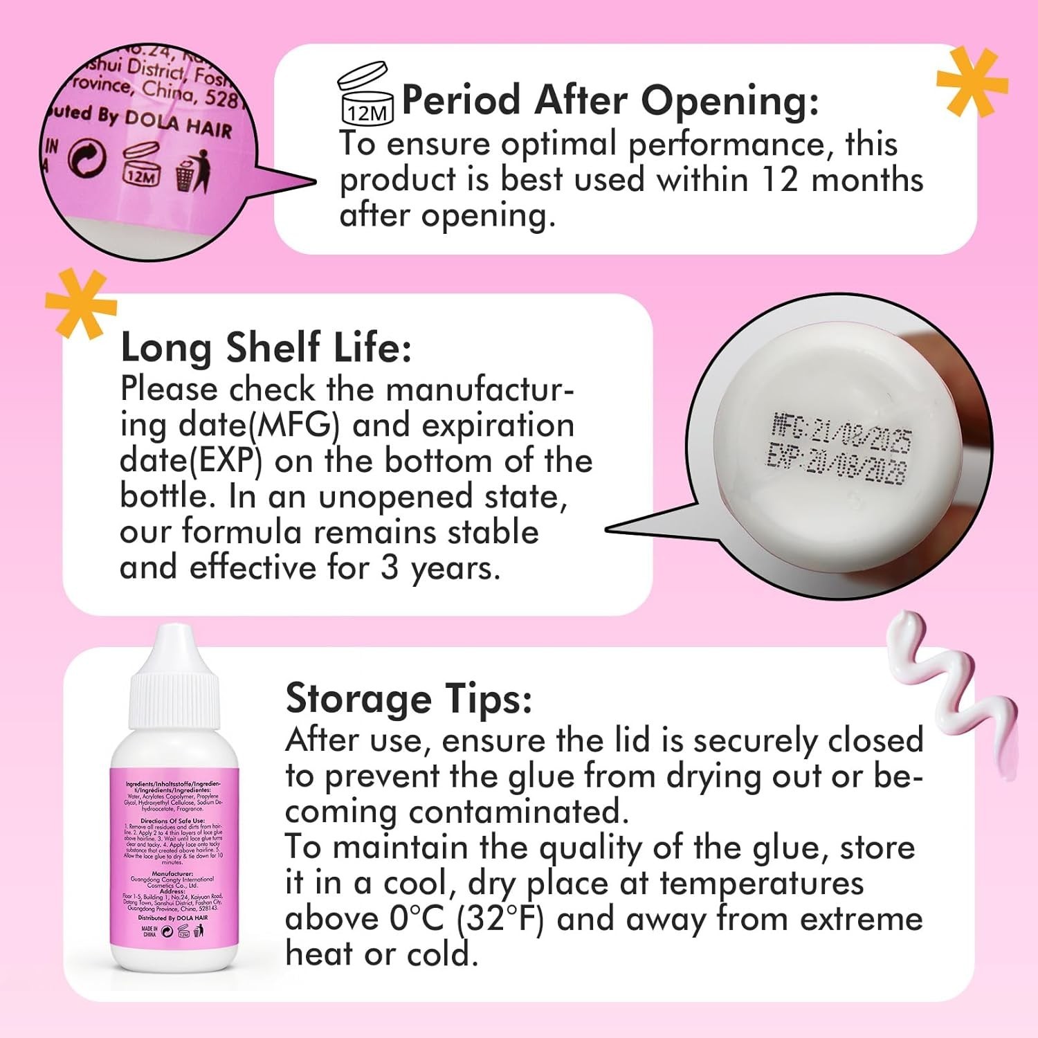 Safe & Strong Extreme Hold Lace Glue – 1.3oz Waterproof for Wigs & Hair Systems