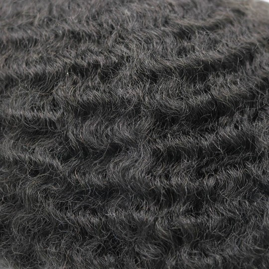 Afro African American Toupee for Men | Full Lace Base Afro Curl Hair Systems