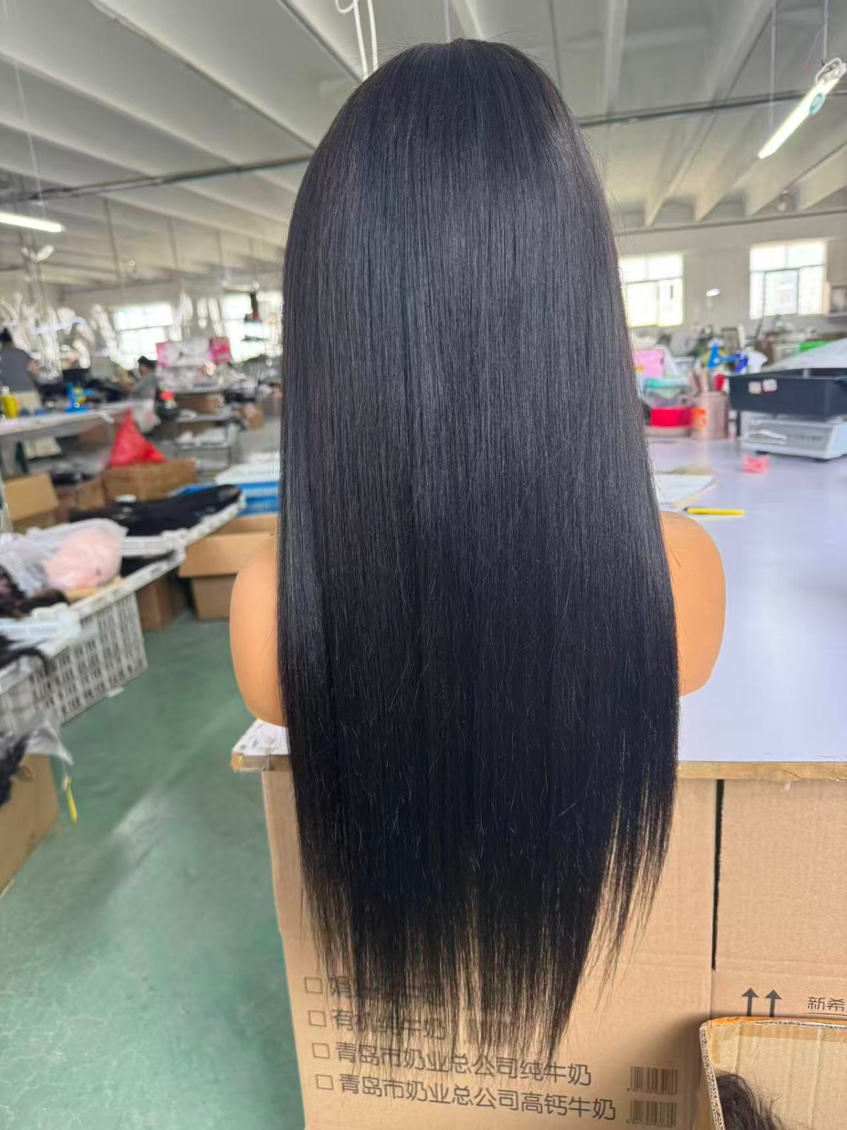 13×6 24inch yaki straight HD Frontal Wig 180% density 100% Human Hair