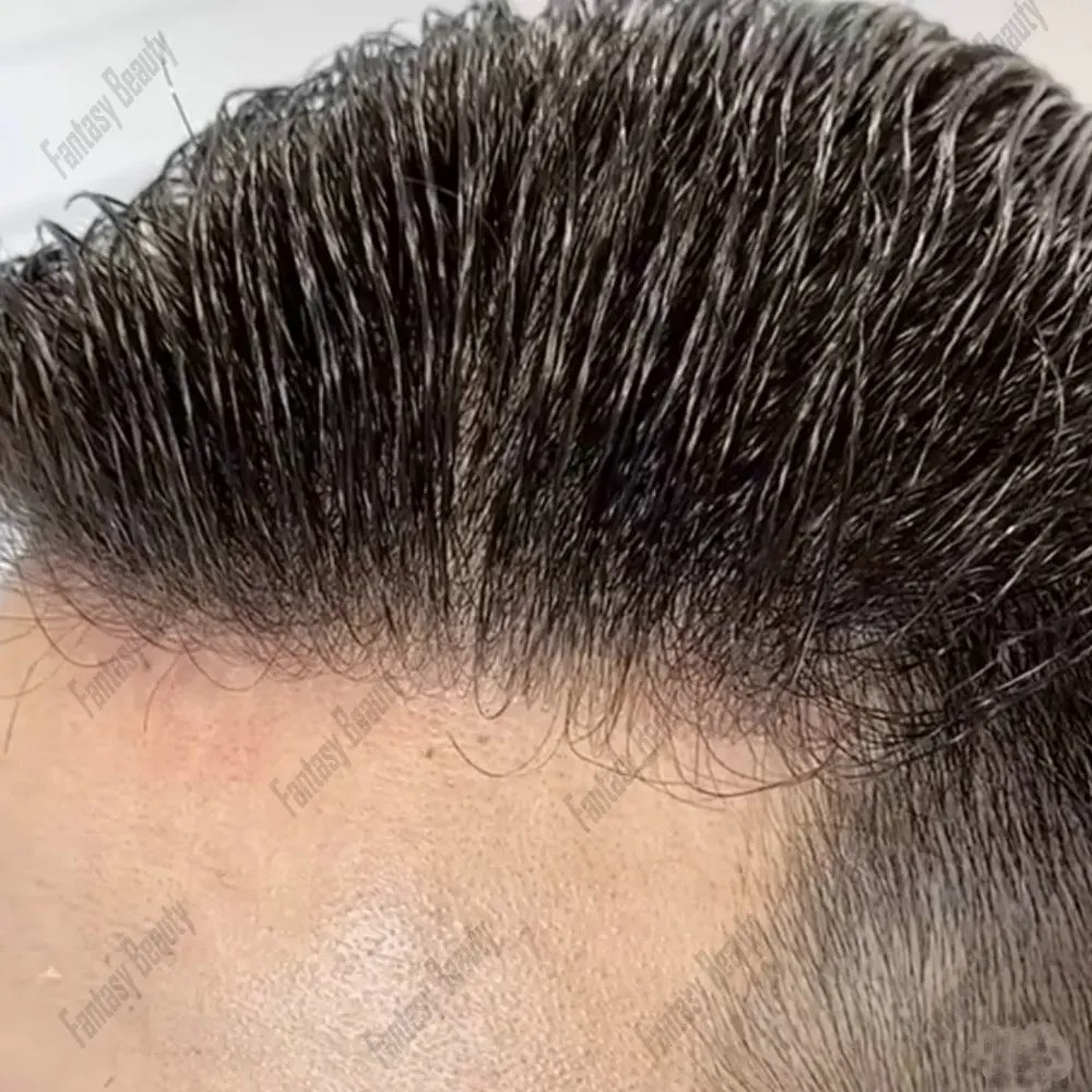 Super Natural Hairline 80Density 0.02mm Ultra Thin Skin Undetectable Vloop Men